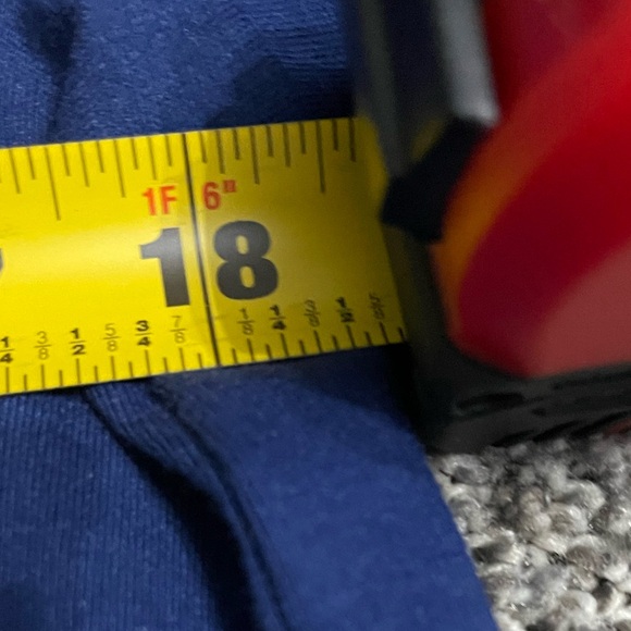 Quacker Factory blue embellished neckline long sleeve shirt M - Picture 6 of 8